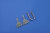 Eduard 632079 Bf 109G-10 undercarriage legs BRONZE REVELL 1/32 
